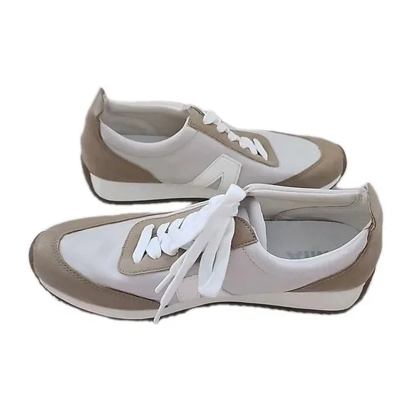 MIA Kable Sneakers Tan White Women’s Size 8 M Retro Comfort Lace Up Shoes - Picture 5 of 8